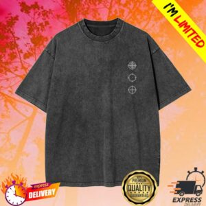 Calvin Harris Store Merch Stone Wash Black Ufo Shirt