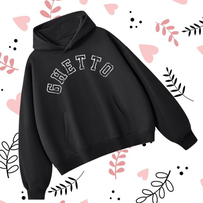 Came For The Merch Store Oversize Ghetto Fleeced Hoodie 3 Came For The Merch Store Oversize Ghetto Fleeced Hoodie