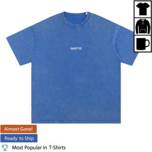 Came For The Merch Store Snow Washed Oversized Ghetto Tee