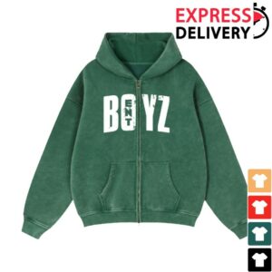 Came For The Merch Store Zip-Through Boxy Boys Ent Fleece Hoodie
