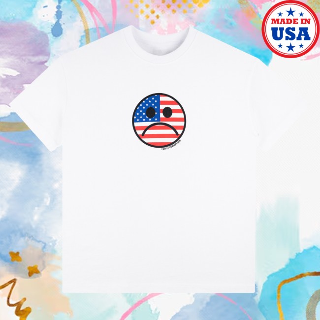 Carpet Company Merch Store American Sad Tee White