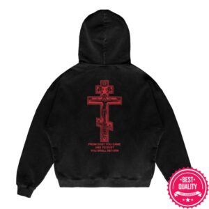Carry The Fire Store Merch Cross Hoodie