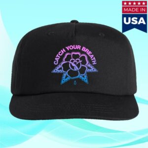 Catch Your Breath Store Merch Floral Logo Snapback Hat