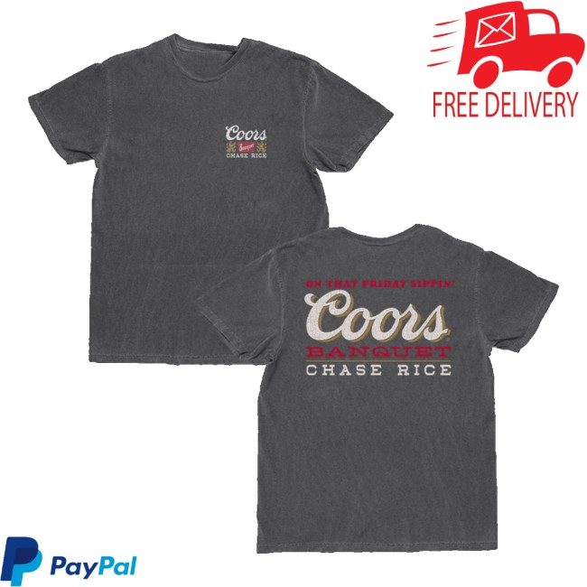 Chase Rice Merch Store Coors Sippin' Shirt 2 Chase Rice Merch Store Coors Sippin' Shirt