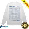 Chvrches Merch Store Over White Long Sleeve Shirt