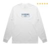 Chvrches Merch Store Over White Long Sleeve Shirt