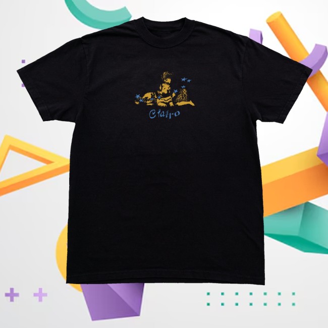 Clairo Merch Store Clairo Buddy Tee (Black) 2 Clairo Merch Store Clairo Buddy Tee (Black)