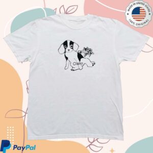 Clairo Merch Store Clairo Flower Puppy Tee