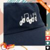 Clairo Merch Store Clairo Note Dad Hat Navy