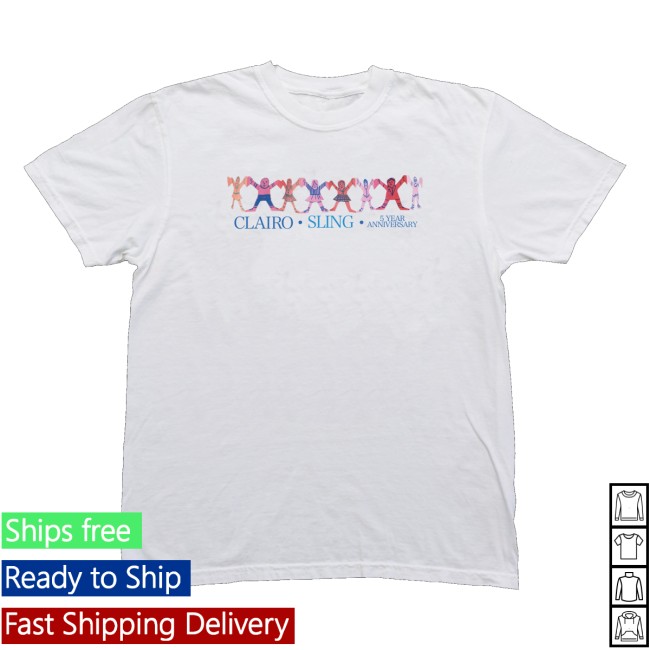 Clairo Merch Store Sling Anniversary Shirt White 2 Clairo Merch Store Sling Anniversary Shirt White