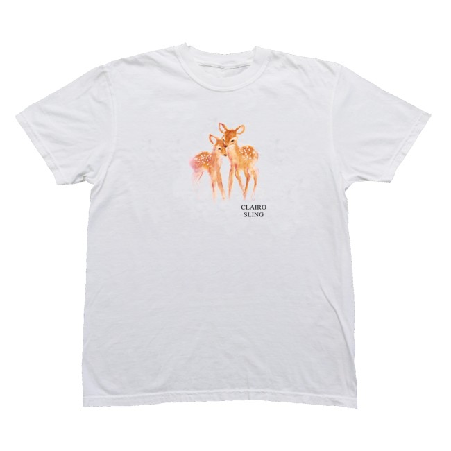 Clairo Merch Store Sling Deer Shirt White 2 Clairo Merch Store Sling Deer Shirt White
