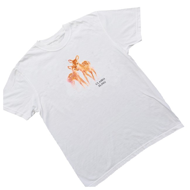 Clairo Merch Store Sling Deer Shirt White 3 Clairo Merch Store Sling Deer Shirt White