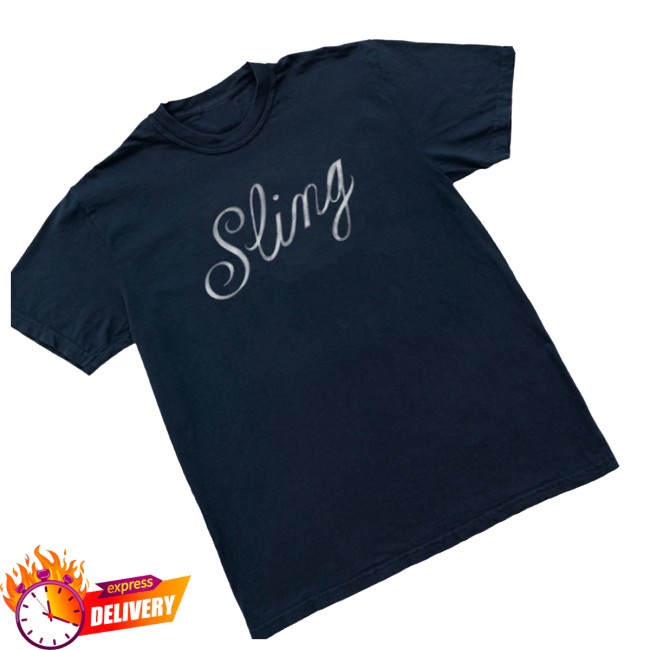 Clairo Merch Store Sling Script Shirt Navy 3 Clairo Merch Store Sling Script Shirt Navy