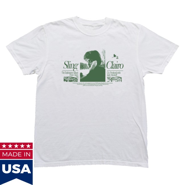 Clairo Merch Store Sling Shirt White 2 Clairo Merch Store Sling Shirt White