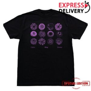 Clairo Merch Store Zinnias Shirt Black