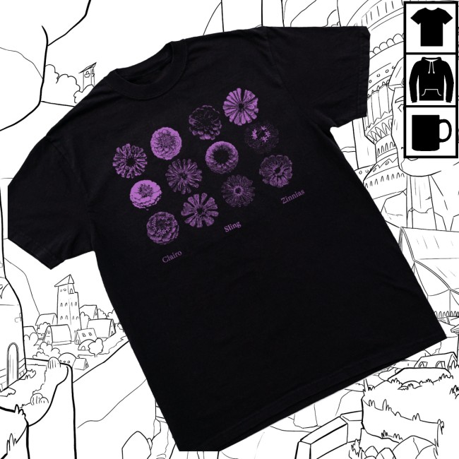 Clairo Merch Store Zinnias Shirt Black 3 Clairo Merch Store Zinnias Shirt Black
