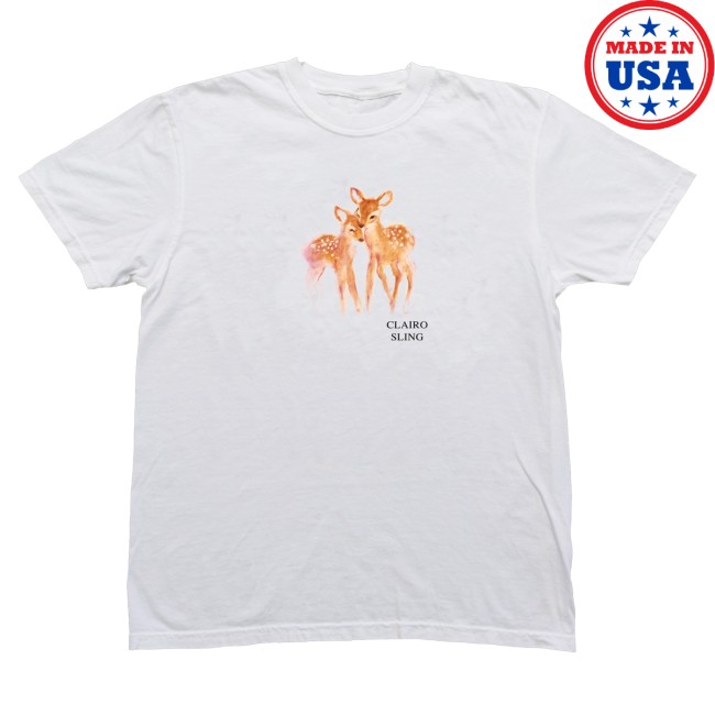 Clairo Store Merch Sling Deer Tee White 2 Clairo Store Merch Sling Deer Tee White