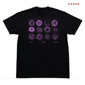 Clairo Store Merch Zinnias Tee Black