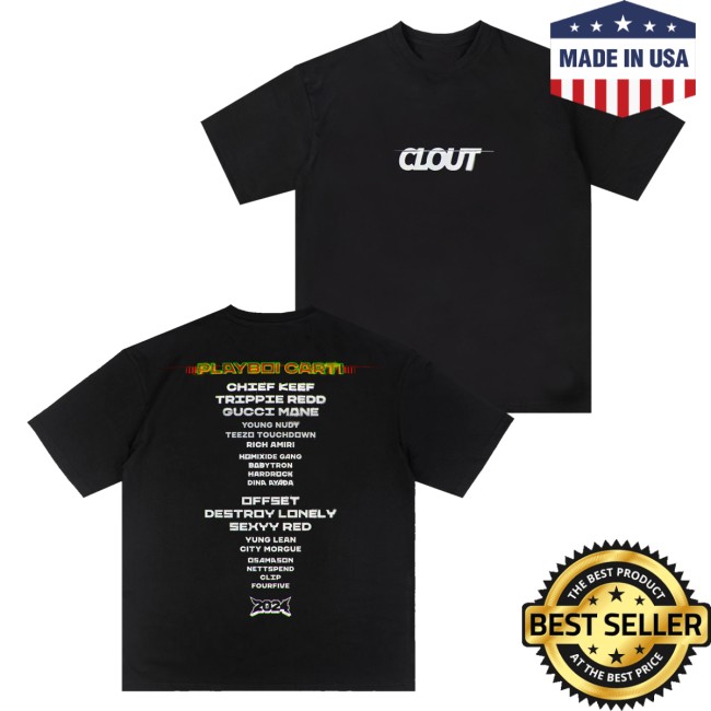 Clout Festival Store Merch Clout 3.0 Lineup Tee