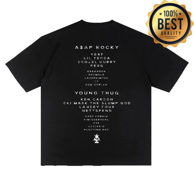 Clout Festival Store Merch Clout 4.0 Lineup Tee
