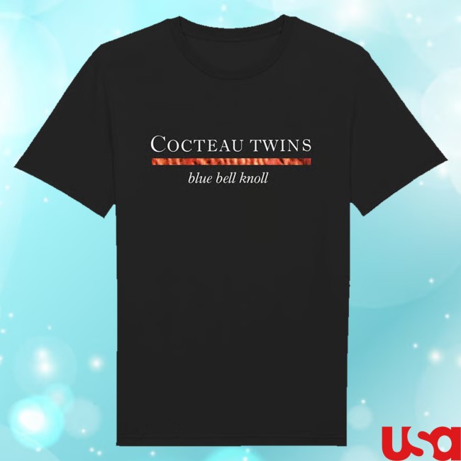 Cocteau Twins Merch Store Blue Bell Knoll Title T-Shirt