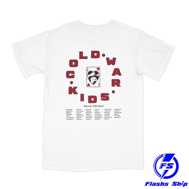 Cold War Kids Merch Store 2026 Tour Shirt 3 Cold War Kids Merch Store 2026 Tour Shirt