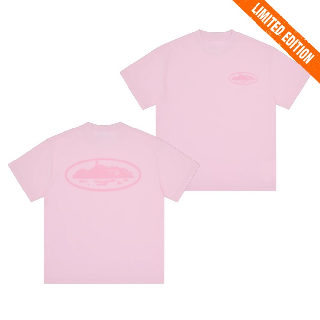 Corteiz Merch Store Island Knockout Tee Pink