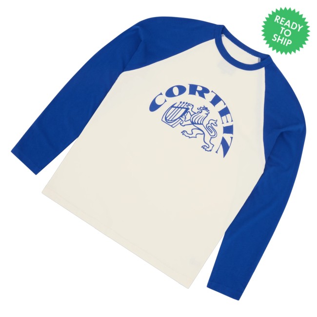 Corteiz Merch Store Lion Raglan Ls Royal Blue