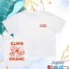 Crab Club Store Merch Welsh Edition Crab Club Crop T-Shirt White