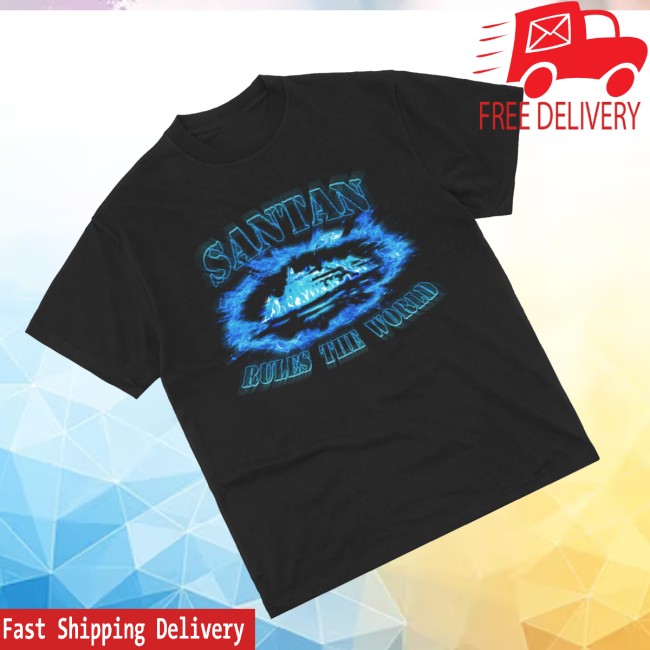 Dave Merch Store Santan Alcatraz Tee (Black-Blue Flame) 3 Dave Merch Store Santan Alcatraz Tee (Black-Blue Flame)