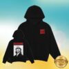 David Bowie Merch Shop Black And White Portrait Hoodie