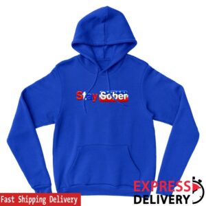 D'aydrian Harding Merch Store Stay Sober America Blue Hoodie