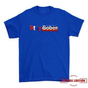 Daydrian Harding Shop Store Merch Stay Sober America Blue Tee