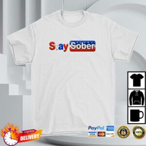 Daydrian Harding Shop Store Merch Stay Sober America White Tee