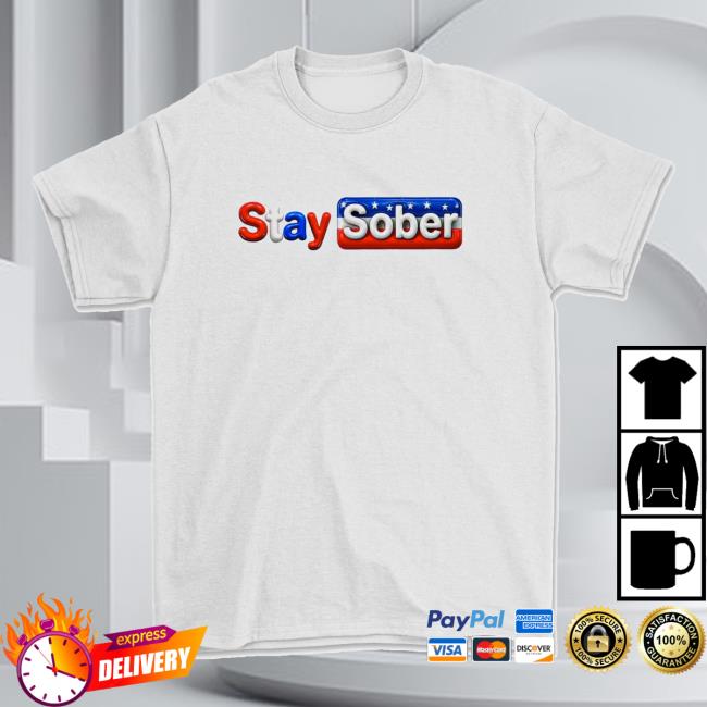 Daydrian Harding Shop Store Merch Stay Sober America White Tee