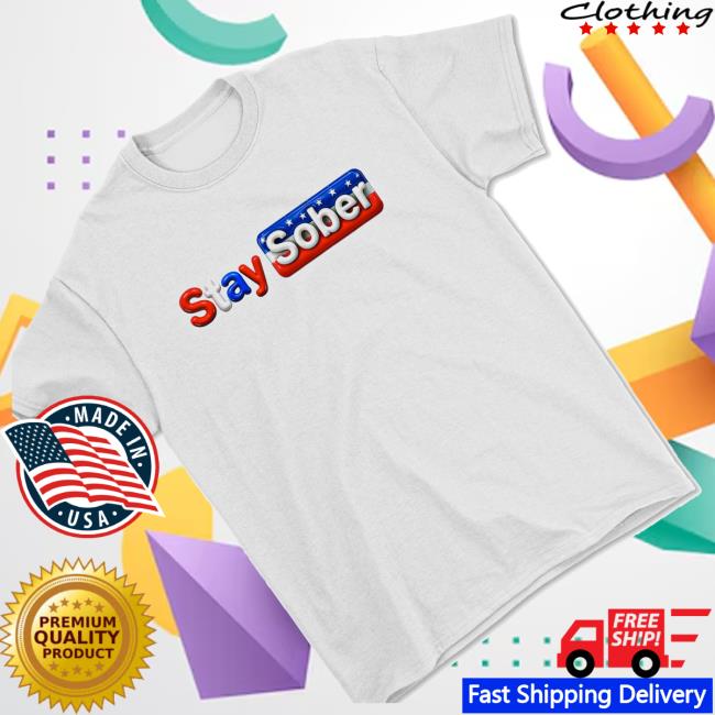 Daydrian Harding Shop Store Merch Stay Sober America White Tee