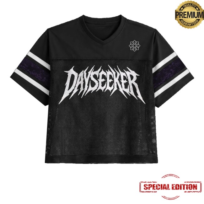 Dayseeker Merch Store Metal Logo Football Jersey