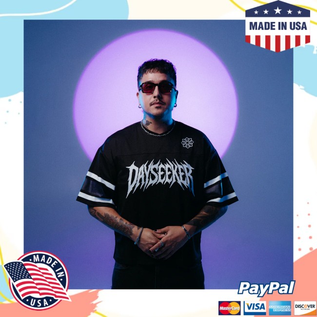 Dayseeker Merch Store Metal Logo Football Jersey