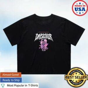 Dayseeker Merch Store Shop Black Coffin Crop Top