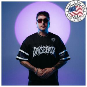 Dayseeker Merch Store Shop Metal Logo Football Jersey