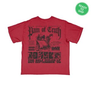 Daze Style Merch Store Pain Of Truth - Self Titled Cardinal Shaka Shirt