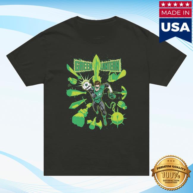 Dc Merch Shop Store Green Lantern T-Shirt Constructs 2 Dc Merch Shop Store Green Lantern T-Shirt Constructs