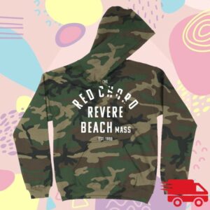 Deathwish Inc Merch Store The Red Chord Revere Beach Camo Hooded Sweatshirt