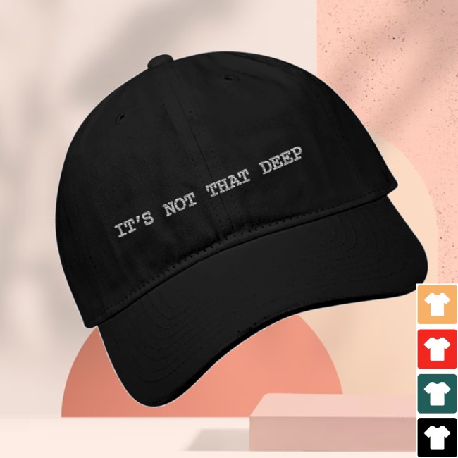 Demi Lovato Merch Store It's Not That Deep Hat 3 Demi Lovato Merch Store It's Not That Deep Hat