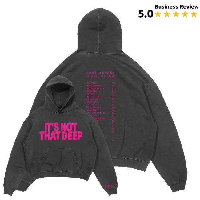 Demi Lovato Merch Store Shop Its Not That Deep Tour Hoodie 3 Demi Lovato Merch Store Shop Its Not That Deep Tour Hoodie