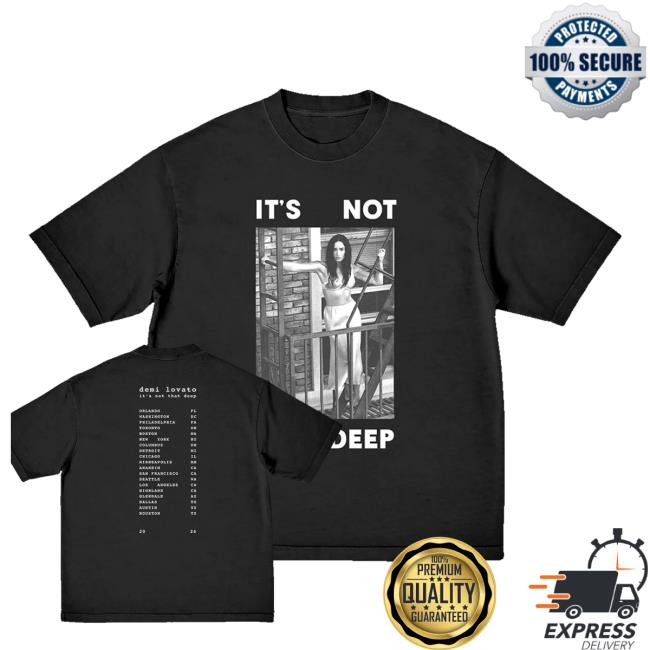 Demi Lovato Merch Store Shop Its Not That Deep Tour Tee 3 Demi Lovato Merch Store Shop Its Not That Deep Tour Tee