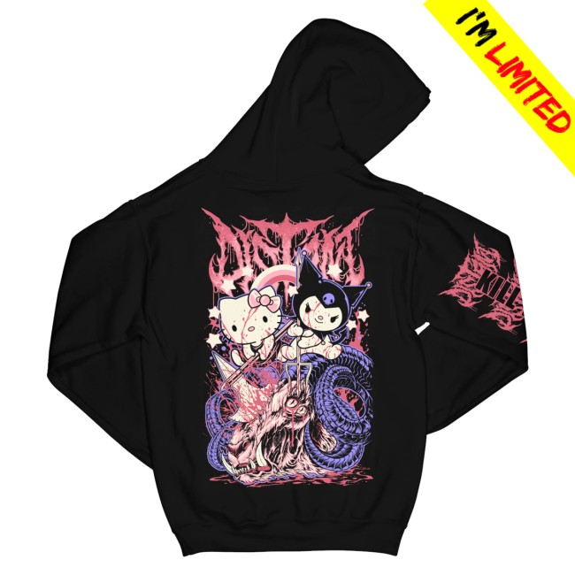 Distant Merch Store Hoodie Kitty