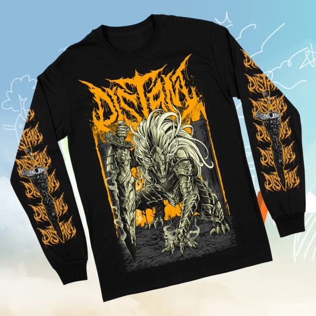 Distant Merch Store Longsleeve Black Blade