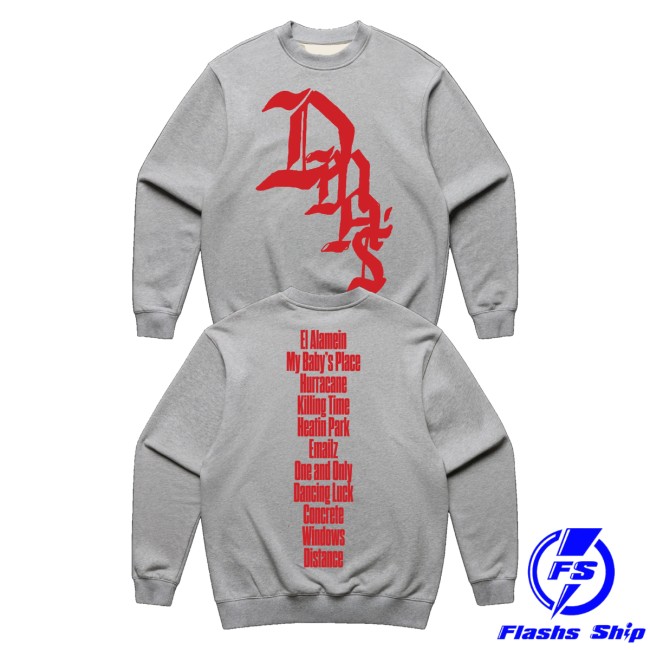 Dma's Store Merch Olde Tracklist Crewneck 5 Dma's Store Merch Olde Tracklist Crewneck