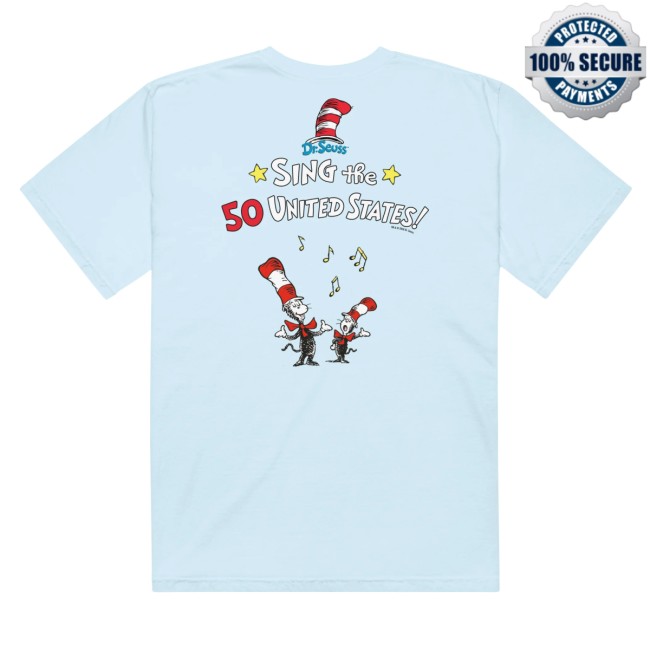 Dr. Seuss Store Merch The Cat In The Hat Shirt Sing The 50 States 4 Dr. Seuss Store Merch The Cat In The Hat Shirt Sing The 50 States